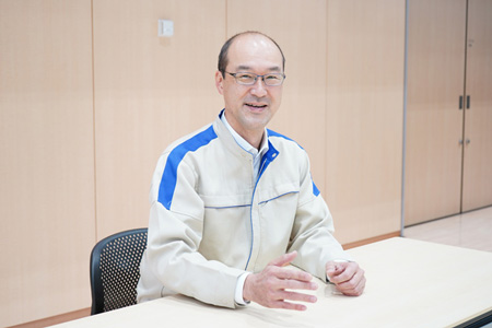 Yuki Abe who was assigned a member of ADC Research Team